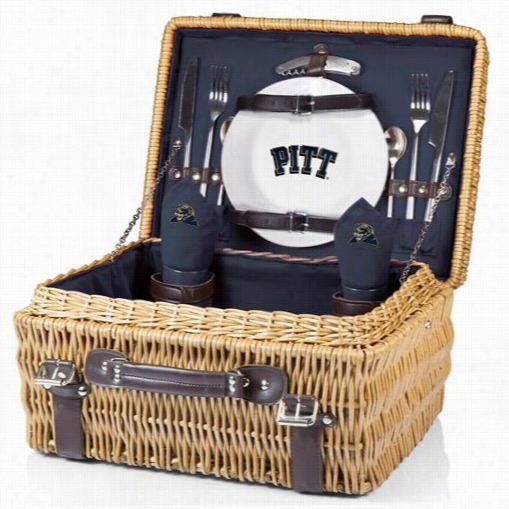 Picbic Time 208-40-138-5044-0 Champion University Of Pittsburgh Panthers Diigtal Print Basket In Navy