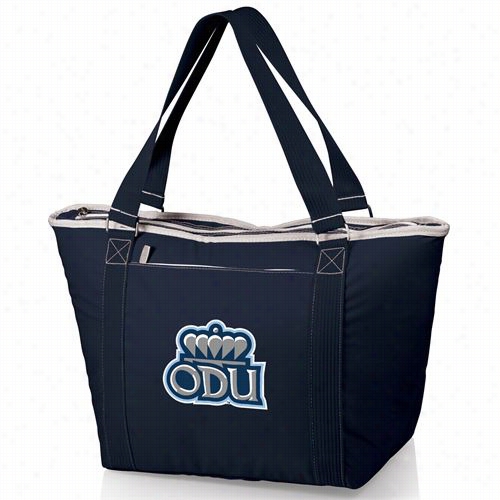 Picnic Time 619-00-138-882-0 Topanga Old Dominion Monarchs Embroideredcooler Tote In Navy