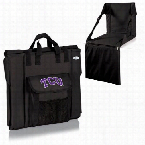 Pidnic Life 627-00-179-844-0 Stadium Tcu Horne D Frogsdigital Print Seat In Black