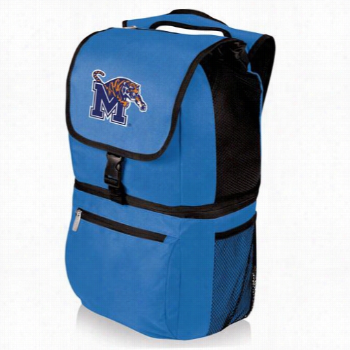 Picnic Time 6344-00-139-742-0 Zuma University Of Mempphis  Tigers Embroidered Backpcak In Navy