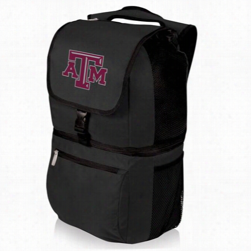 Picnic Time 634-00-175-564-0 Zuma Texas A And M University Digitap Print Backpack In Blackk