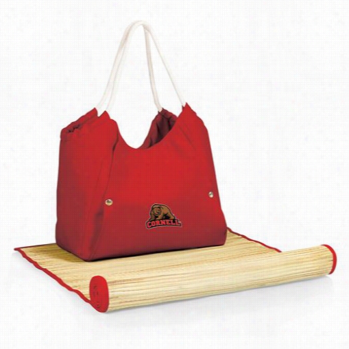 Picnic Time 638-0o-100-684-0 Cabo Cornell University Bears/bigred Digital Print Tote Anx Mat In Red