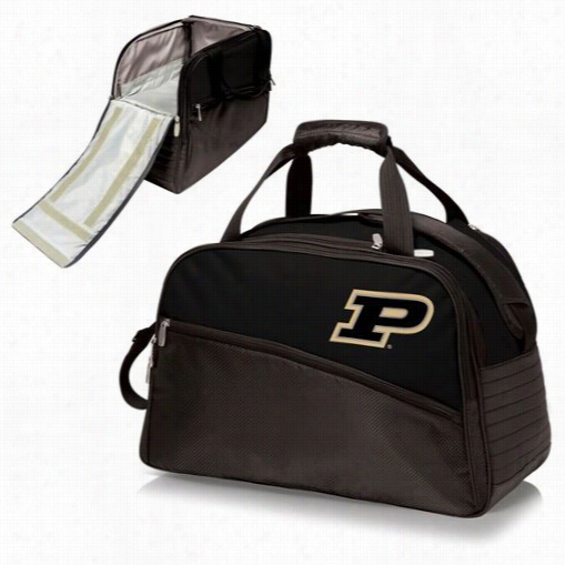 Picnic Time 671-00-175-514-0 Stratus Purdue University Boilermaakers Digital Print Duffel Bzg Im Black