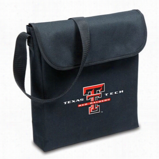 Picnic Time 774-00-175-574-0 V-grill Texas Tech University Red Raiders Digittal Print Bbq Griol In Black