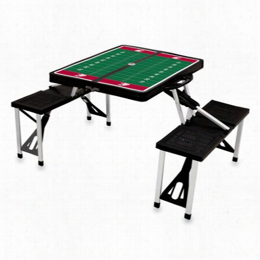 Picnic Ti Me 811-00-175-635-0 Wahsington State Cougars Digital Picnic Sport Table In Black