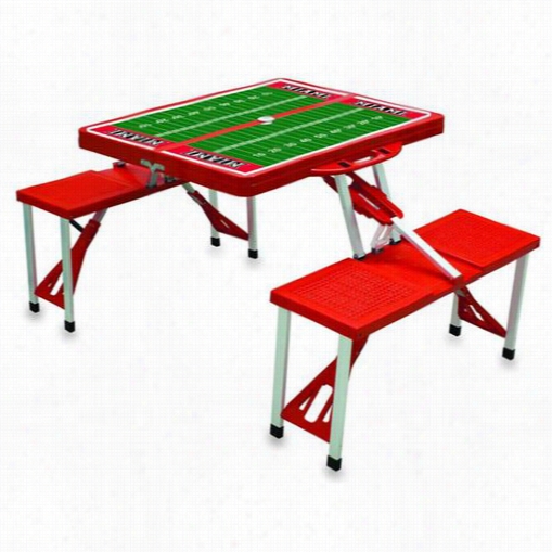 Picnic Time 811-00 Ohio State Buckeyes Digital Pr Int Picnic Sport Table