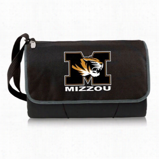 Picnic Time 829-00-175-394-0 Univeersiy Of Missouri Tigers/mizzou Digital Mark Blanekt Tote In Black