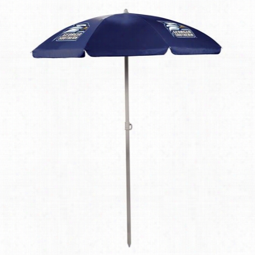 Picnic Time 822 -00-138-104-1 Georiga Soutern Eagles Digital Print Umbrella In Navy