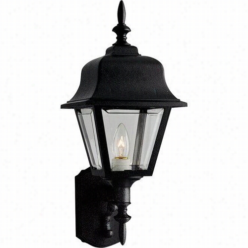 Progress Lighting P5656-31 Polycarbonate Lanterns 1 Light Wall Lantdrn In Black