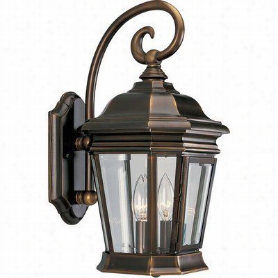 Progress Lightihg P5671-108 Crawford Outdoor Wall Lantern In Oil Rubed Bronze