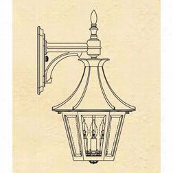 Hanover Lantern B19412 Medium Westminster  Le 25w Persocket 3 Light Outdoor Wall Light