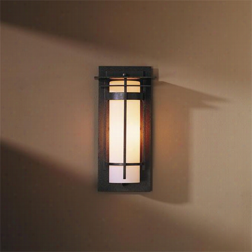 Hubbardton Forge 305992d Banded 12-1/2""h 1 Light Wall Sconce Otdoor