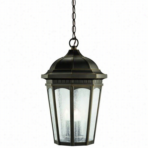 Kichler Lighting 9539rz Courtyard 3 Light Outdoor Ceiling Pendant