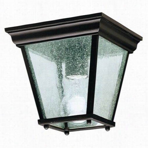 Kichlr Lighting 9859bk New Street Series 01 Outdoor Ceiling Flush Mount