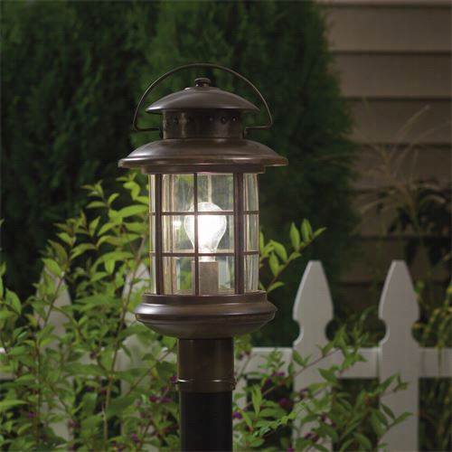 Kich Ler Lighting  9962rst Rustic Outdoor Post Mount