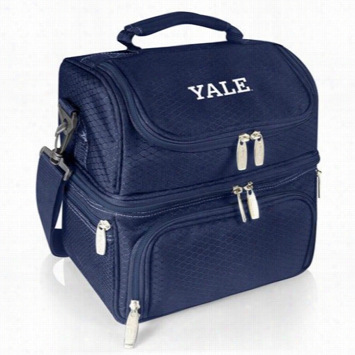 Picnic Time 512-80-138-054-1 Pranzo Yale Uniersity Bulldogs Digital Print Personl Cooler In Navy