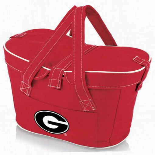 Picnic Time 599-00 Mercado Universityo F Georgia Bulldogs Digital Print Basket