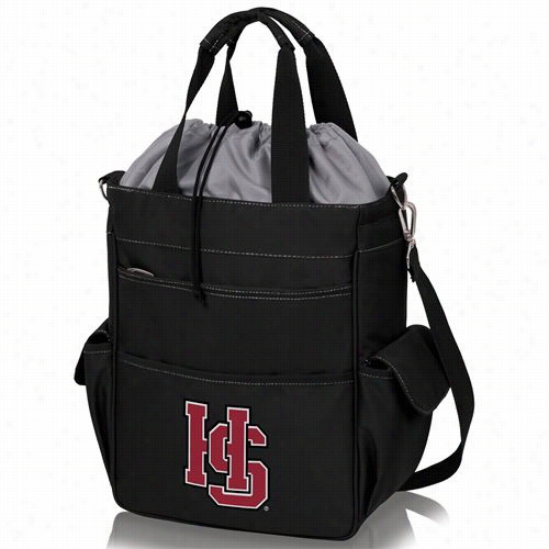 Picnic Time 614-00-175-094-1 Activo Hampden-sydney Society  Tigers Dig Ital Print Warerproof Tote In Wicked