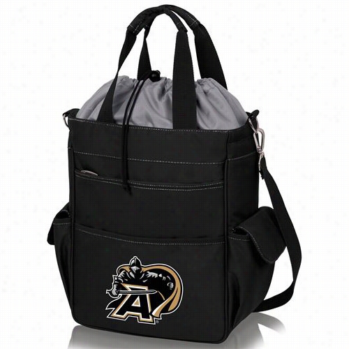 Picnic Time 614-00-175-764-0 Activo Us Military Academy Army Black Knights Ddigital Print Waterproof Tote In Black