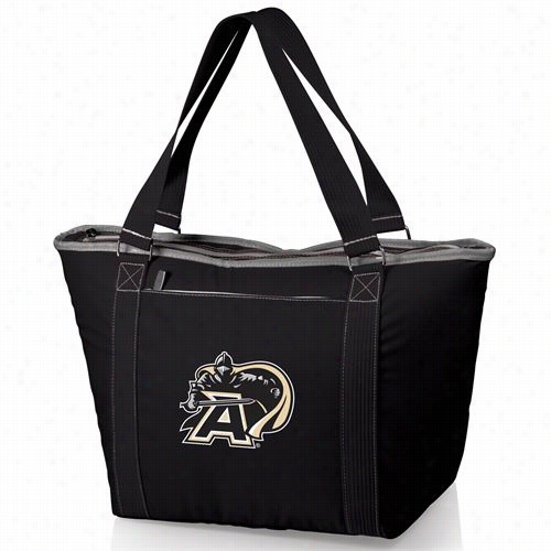 Picnic Time 6199-00-175-762-0 Topanga Army Usm Ilitary Academy Black Knight Embroidered Cooler Tote In Black