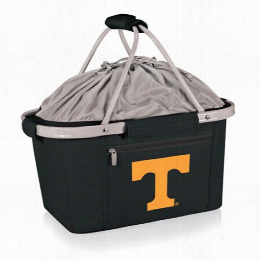 Picnicc Time 645-00-175-552-0 Metro Uni Versity Of Tennessee Volunteers Emroider Basket Ij Black