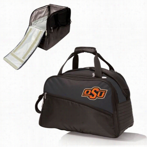 Picnic Time 671-00-175-464-0 Stratuso Klahoma  Stat Ecowboys Digital Print Duffel Bag In Black