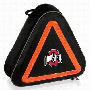 Picnic Life 699-00-179-444-0 Ohio State Buckeyes Digital Print Roadside Emergency Kit In Black