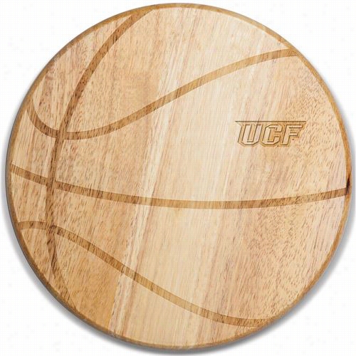 Picnic Time 840-000-505-003-1 Uni Versity Of Central Florida Knights Cutting Ree Throw Cutting Board In Natural Wood