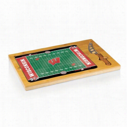 Picnic Time 910-00-505-00 4-0 Icon University Of Alabama Crimson Tide Digital Print Football Cutting Cgeese Tray In Natural Woo