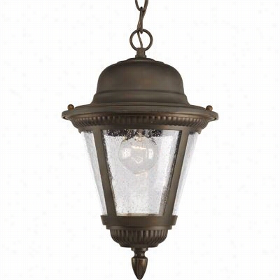 Progress Lighting P 5530-20 Westport 1 Light Outdoor Pendant In Amtiqu Bronzd