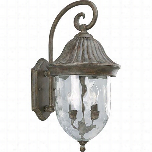 Prgress L Ighting P5829-87 Cvoentrg 2 Light Cast Wall Lantern In Fieldstone