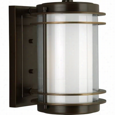 Progress Lighting P5896-108 Penifeld 1 Light Outdor Wall Sconce In Oilrubbed Bronze