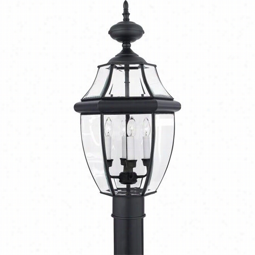 Quoizel Ny9045k Newbury 4 Liht Outdoorp Ost Light In Mystic Black