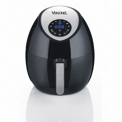 Versonel Vsllaf15ts Smart Health Oil Ffee Air Fryer In Black With Cd Make An Impression On Screen