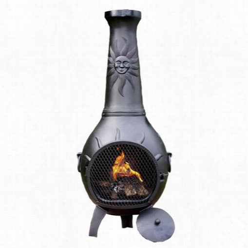 Blue Cock Ch029gk Sun Stack Ccas Taluminum Gas Chiminea