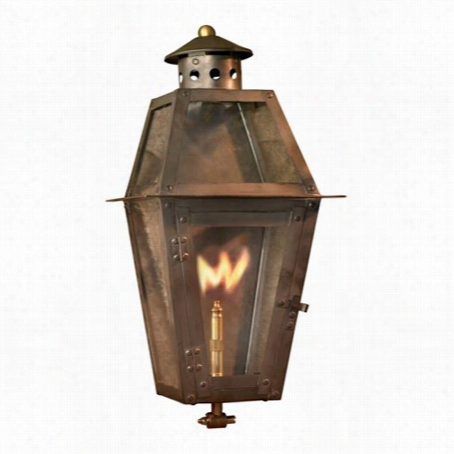 Elk Lighting 7940-wp Grand Isle 1 Light Outdoor Wall Mounted Gas Lantern In Awshed Pewter