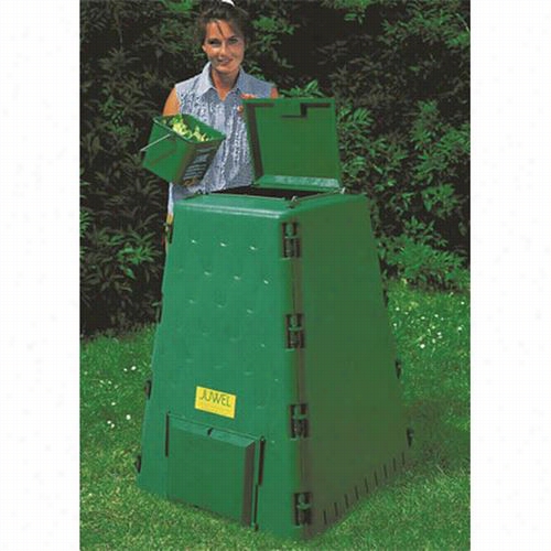 Exaco Aq-77 Aeroqiuck 77 Gallon Compost Bin In Green