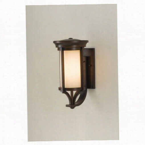 Feiss Ol7501htbz Merrill 7-1/2"" 1 Light Wall Lantern In Heritage Bronze