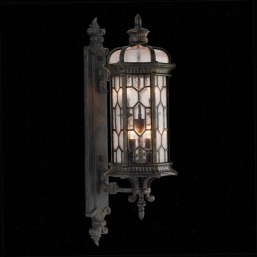 Fine Art Lamps 413881 Devonshire 32""h 4 Light Outdoor Wal Lsconce In Antique Brnze