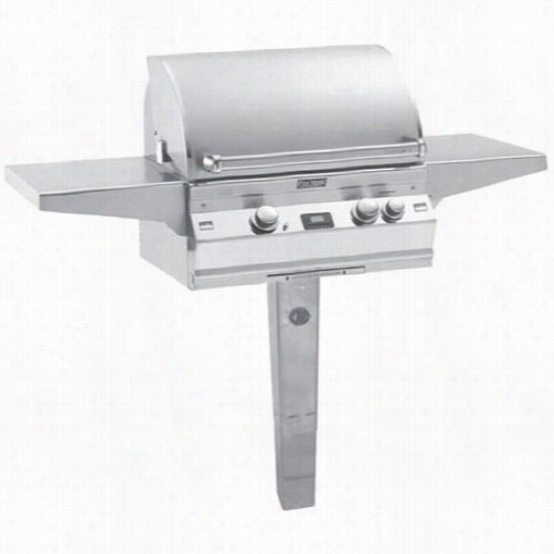 Firemagic A430s-11ng-6 Aurora 56"" Natural Gas In Ground Post Grill With 50000  Btus