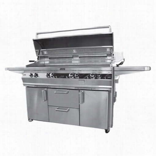 Firemagic  E1060s-ml1-62 Echelon Diamond E1060s Grill With Flush Mounted Side Burner, Power Hoo & Left Sid Ein Frared Burner