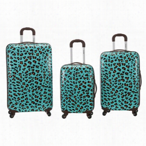 Fox Lugga Ge F196 3 Part Blue Leopard Polycabronate/abs Upright Set