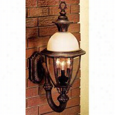 Hanover Lantern B154fsm Medium Marion 25w Per Socket 3 Light Outdoor Wall Easy 