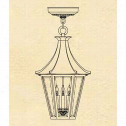 Hanover Lzntern B19221 Small Westminster Le 1 Light Outdoor Flush Mount