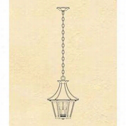 Hanover Lantern B19420 Medium Westminster Le 25w Per Socket 3 Light Outdoor Hanging Lantern