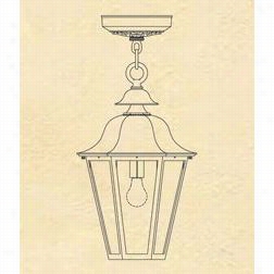 Hanover Lantern B55521 Largemano R 1 Light Outdoor Flush Mount