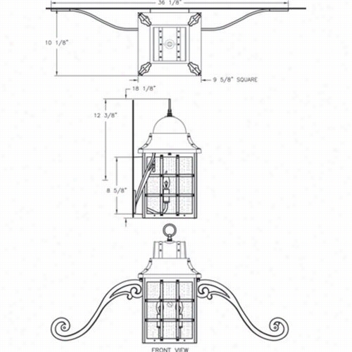 Hanover Lantern B8350 Extensive Revere 40w Per Sock Et 2 Light Outddooe Wall Light