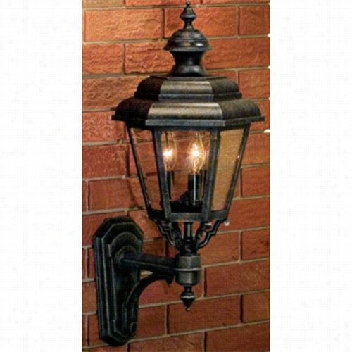 Hanover Lantern B9310 Medium Jamestown 25w Per Sockt 3 Light Outdo Or Wall Light