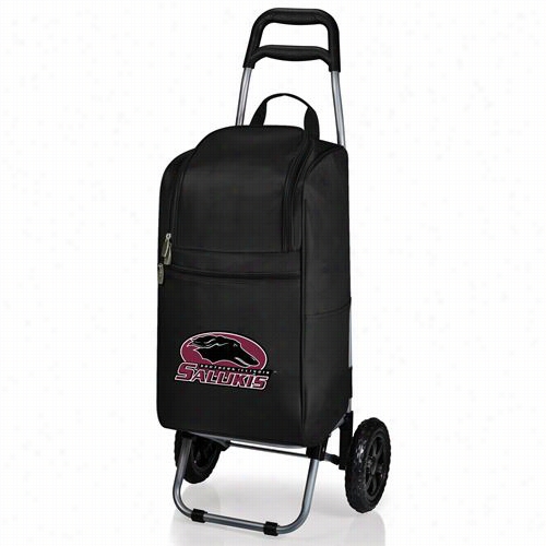 Picnic Time 545-00-175-034-1 Southern Illinois Unversity Salukis Digital Print Cartt Cooler N Black