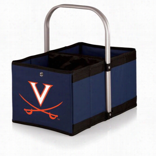 Picnic  Time 546-00-138-594-0 Urban University Of Virginia Cavaliers Digital Print Basket Ni Navy/slate